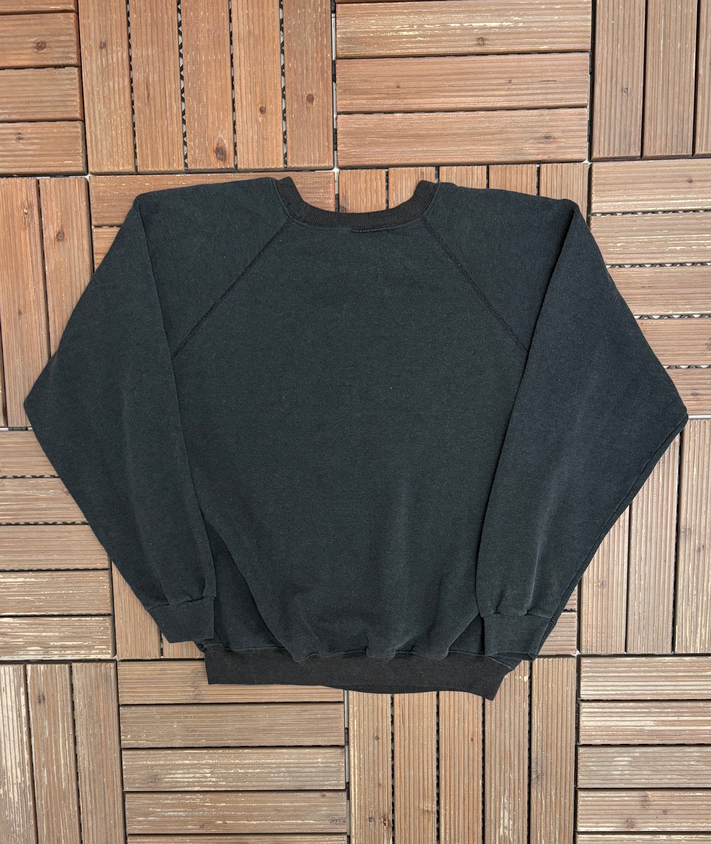 The Des Moines Skydivers (The Couch Freaks) Graphic Crewneck | Size X-Large | Vintage 1990s Black Sweater |