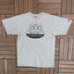 Element Skateboards Future & Nature Graphic Tee | Size Large | Vintage 2000s Promotional Grey Graphic T-Shirt |