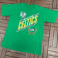 Boston Celtics Graphic Tee | Size X-Large | Vintage 1990s NBA Basketball Green T-Shirt |