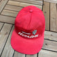 Indiana Hoosiers University Embroidered Graphic Hat | Snap Back | Vintage 1990s College Sports Red Cap |