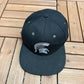 Michigan State Spartans Embroidered Graphic Hat | Snap Back | 2000s College Sports Black Cap |