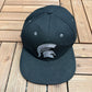 Michigan State Spartans Embroidered Graphic Hat | Snap Back | 2000s College Sports Black Cap |