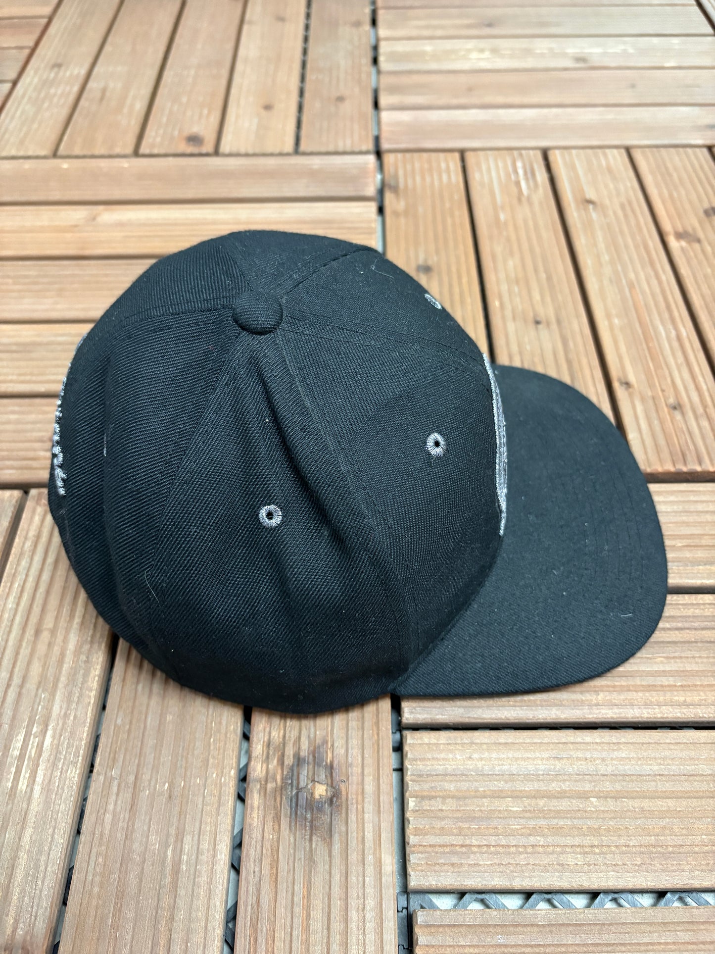 Michigan State Spartans Embroidered Graphic Hat | Snap Back | 2000s College Sports Black Cap |
