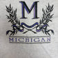 Michigan Tourist Graphic Tee | Size X-Large | Vintage 1990s Single Stitch Grey T-Shirt |