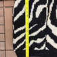 Abstract Pattern Knit Sweater | Size Small | Vintage 1990s Knit Black Sweatshirt |