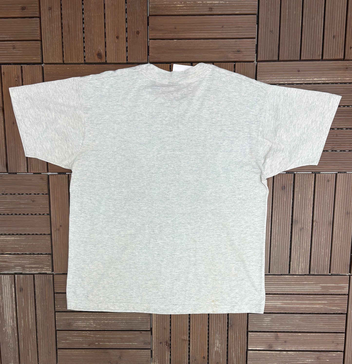 Michigan Tourist Graphic Tee | Size X-Large | Vintage 1990s Single Stitch Grey T-Shirt |