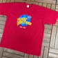 Planet Hollywood Hong Kong Graphic Tee | Size Large | Vintage 1990s Tourist Promotional Red T-Shirt |