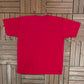 Planet Hollywood Hong Kong Graphic Tee | Size Large | Vintage 1990s Tourist Promotional Red T-Shirt |