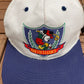 Mickey Mouse Par Excellence Golf Graphic Hat | Snap Back | Vintage 2000s Disney Cartoon White Cap |