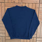 Buffalo Bisons Graphic Crewneck | Size Small | Vintage 1990s MiLB Baseball Blue Sweater |