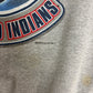 Cleveland Indians 1997 American League Champions Graphic Crewneck | Size X-Large | Vintage 1990s MLB Baseball Grey Sweater |