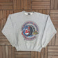Cleveland Indians 1997 American League Champions Graphic Crewneck | Size X-Large | Vintage 1990s MLB Baseball Grey Sweater |