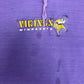 Minnesota Vikings Embroidered Graphic Hoodie | Size XX-Large | Vintage 2000s NFL Football Purple Sweater |