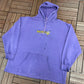 Minnesota Vikings Embroidered Graphic Hoodie | Size XX-Large | Vintage 2000s NFL Football Purple Sweater |