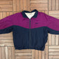 Avia Activewear Embroidered Windbreaker | Size X-Large | Vintage 1990s Purple Zip Up Windbreaker |
