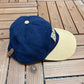 Labatt Blue Embroidered Graphic Hat | Leather Clasp Back | Vintage 1990s Promotional Blue Cap |