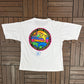 Protect Our Oceans And Their Inhabitants Graphic Tee | Size Medium | Vintage 1990s White T-Shirt |