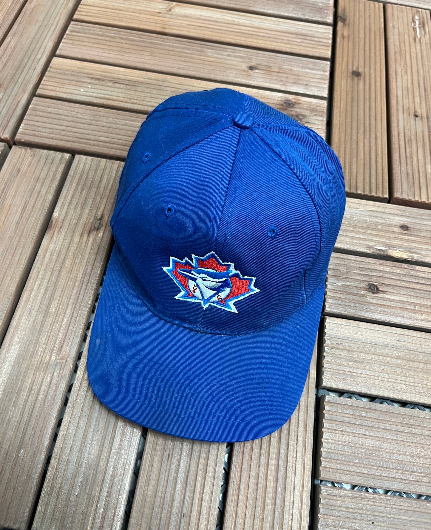 Toronto Blue Jays Graphic Hat | Snap Back | Vintage 1990s Starter MLB Baseball Blue Cap |