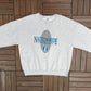 Nationwide Insurance Graphic Crewneck | Size X-Large | Vintage 1990s Company Promotional Grey Sweater |