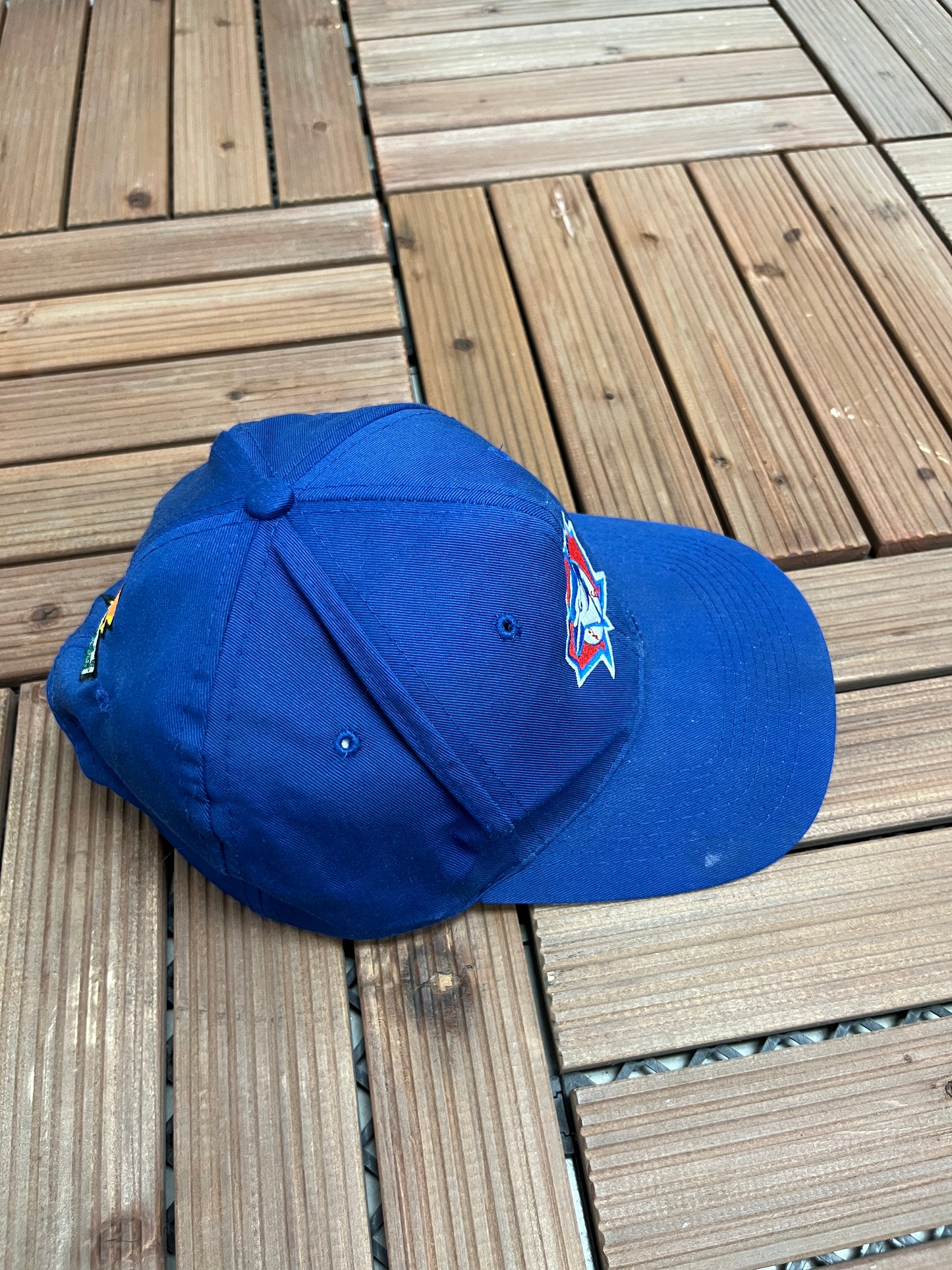 Toronto Blue Jays Graphic Hat | Snap Back | Vintage 1990s Starter MLB Baseball Blue Cap |