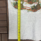 Alaska Scenic Wrap Around Graphic Tee | Size Large | Vintage 1990s Single Stitch Tourist Grey T-Shirt |