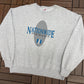 Nationwide Insurance Graphic Crewneck | Size X-Large | Vintage 1990s Company Promotional Grey Sweater |