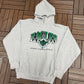 Philadelphia Eagles Graphic Hoodie | Size X-Large | Vintage 1990s NFL Football Grey Sweater |