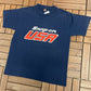 Snap-On USA Graphic Tee | Size Large | Vintage 1990s Promotional Blue T-Shirt |