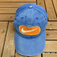 Florida Gators Nike Graphic Hat | Snap Back | Vintage 2000s College Blue Cap |