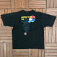 Pepsi Woodstock '94 Graphic Tee | Size X-Large | Vintage 1990s Music Festival Black T-Shirt |