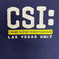 CSI: Las Vegas Unit Graphic Tee | Size X-Large | Vintage 2000s Promotional Blue T-Shirt |