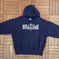 Seattle Mariners Graphic Hoodie | Size XX-Large | Vintage 2000s MLB Baseball Blue Sweater |