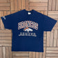 Denver Broncos Graphic Tee | Size X-Large | Vintage 1990s NFL Football Blue T-Shirt |