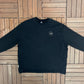 Adidas x Stella McCartney Graphic Crewneck | Size Medium | Designer Branded Black Sweater |