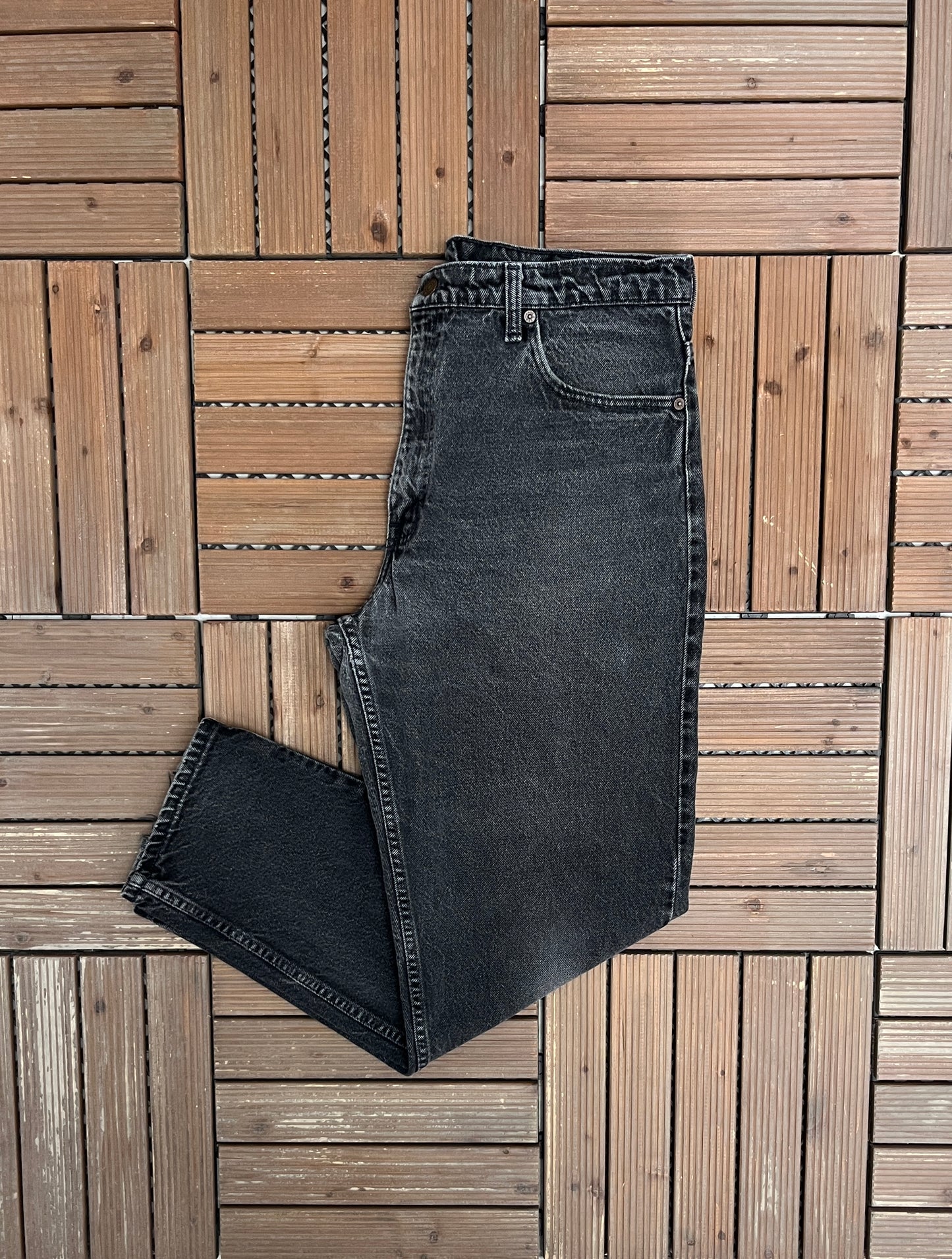 Levi Strauss & Co 550 Denim Jeans | Size 36 x 30 | Vintage 1990s Levi's Black Jeans |