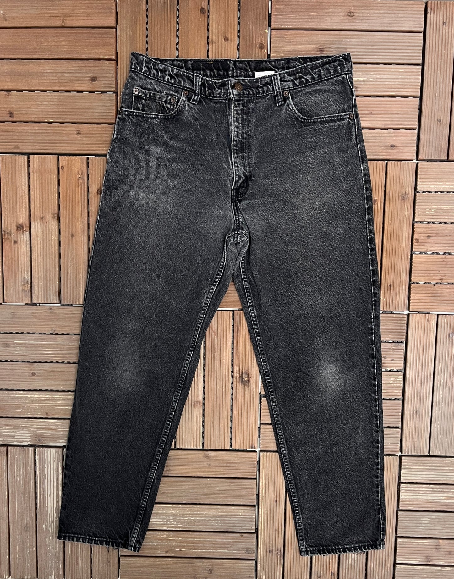 Levi Strauss & Co 550 Denim Jeans | Size 36 x 30 | Vintage 1990s Levi's Black Jeans |