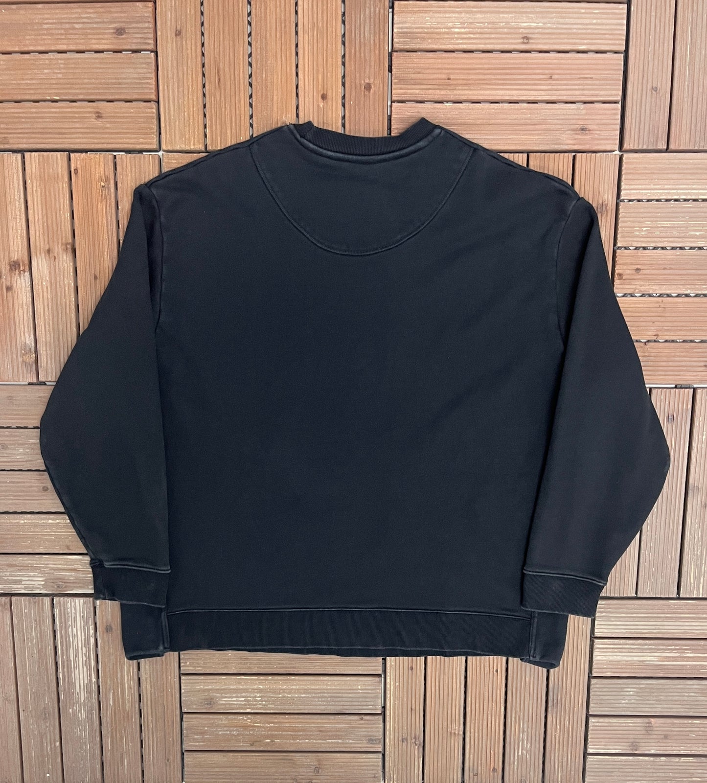 Adidas x Stella McCartney Graphic Crewneck | Size Medium | Designer Branded Black Sweater |