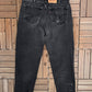 Levi Strauss & Co 550 Denim Jeans | Size 36 x 30 | Vintage 1990s Levi's Black Jeans |