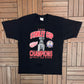 Detroit Red Wings Stanley Cup Champions 2002 Graphic Tee | Size X-Large | Vintage 2000s NHL Hockey Black T-Shirt |