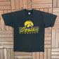 Iowa Hawkeyes Graphic Tee | Size Large | Vintage 1980s College Black T-Shirt |