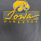 Iowa Hawkeyes Graphic Tee | Size Large | Vintage 1980s College Black T-Shirt |