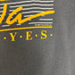 Iowa Hawkeyes Graphic Tee | Size Large | Vintage 1980s College Black T-Shirt |