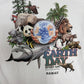 Earth Day Every Day Hawaii Graphic Tee | Size X-Large | Vintage 1980s Single Stitch Animal White T-Shirt |