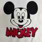 Mickey Mouse Graphic Crewneck | One Size Fits All | Vintage 1980s Promotional Cartoon White Sweater |