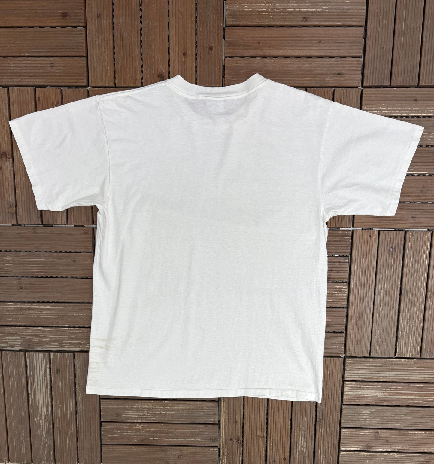 Earth Day Every Day Hawaii Graphic Tee | Size X-Large | Vintage 1980s Single Stitch Animal White T-Shirt |