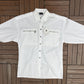 Versace Jeans Couture Button Down Shirt | Size Medium | Branded White Button Down Collared Shirt |