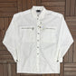 Versace Jeans Couture Button Down Shirt | Size Medium | Branded White Button Down Collared Shirt |