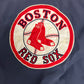 Boston Red Sox Stitched Graphic Jacket | Size X-Large | Vintage 1990s MLB Baseball Blue Puffer Jacket |