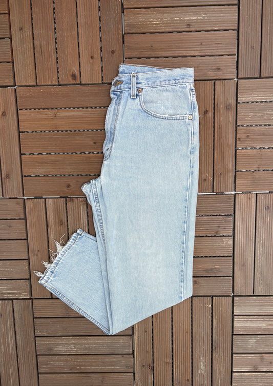Levi Strauss & Co 550 Relaxed Fit Blue Denim Jeans | Size 34 x 30 | Vintage 1990s Levi's Light Blue Jeans |