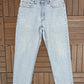 Levi Strauss & Co 550 Relaxed Fit Blue Denim Jeans | Size 34 x 30 | Vintage 1990s Levi's Light Blue Jeans |
